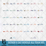 Father Heart Beat NFL Svg Eps Dxf Png File, Digital Download, Instant Download