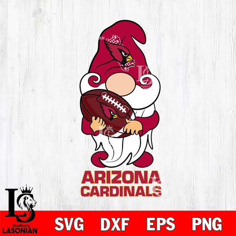 Arizona Cardinals Gnomes Christmas football Svg Eps Dxf Png File, Digital Download, Instant Download