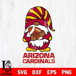 Arizona Cardinals Gnomes Football Svg Eps Dxf Png File, Digital Download, Instant Download