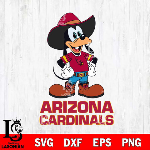 Arizona Cardinals Goofy Cowboy Sport SVG DXF EPS PNG FILE,NFL Cricut ,Football Digital Download,Instant Download, Silhouette