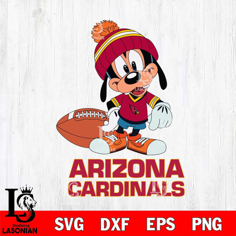 Arizona Cardinals Goofy Football SVG DXF EPS PNG FILE,NFL Cricut ,Football Digital Download,Instant Download, Silhouette