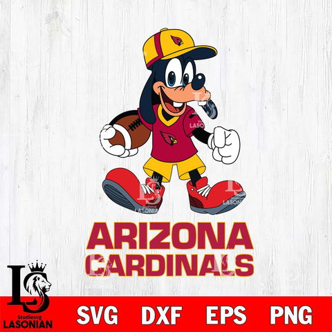 Arizona Cardinals Goofy Football Player SVG DXF EPS PNG FILE,NFL Cricut ,Football Digital Download,Instant Download, Silhouette