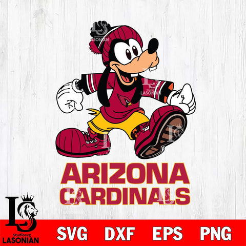 Arizona Cardinals Goofy Funny Cricut, NFL SVG DXF EPS PNG FILE, Digital Download,Instant Download, Silhouette