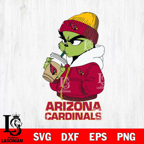 Arizona Cardinals Grinch Bougie Sport Svg Eps Dxf Png File, Digital Download, Instant Download