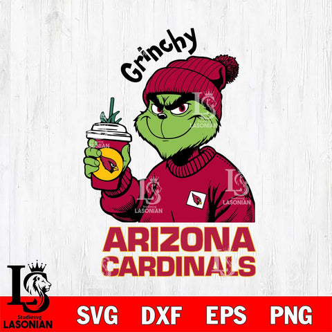 Arizona Cardinals Grinchy Bougie Christmas Svg Eps Dxf Png File,Cricut svg files, Digital Download, Instant Download