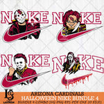 Arizona Cardinals Halloween NFL Bundle 4 Svg Eps Dxf Png File, Digital Download, Instant Download