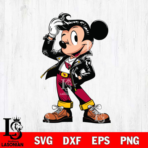 Arizona Cardinals Handsome Mickey Mouse Svg Eps Dxf Png File, Digital Download, Instant Download