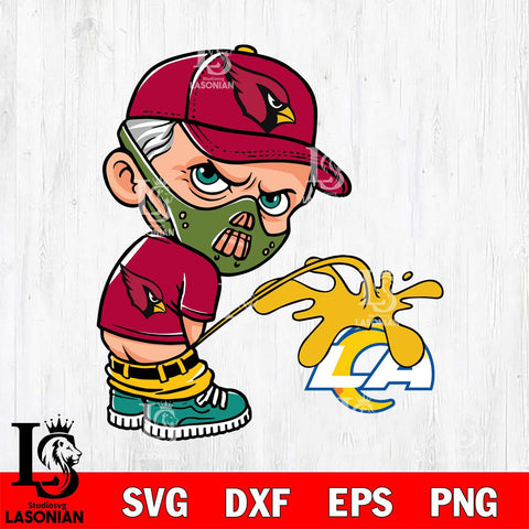Arizona Cardinals Hannibal Lecter Piss On Los Angeles Rams Svg Eps Dxf Png File, Digital Download, Instant Download