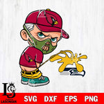 Arizona Cardinals Hannibal Lecter Piss On Seattle Seahawks Svg Eps Dxf Png File, Digital Download, Instant Download