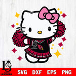Arizona Cardinals Hello Kitty Cheerleader 4 Svg Eps Dxf Png File, Digital Download, Instant Download