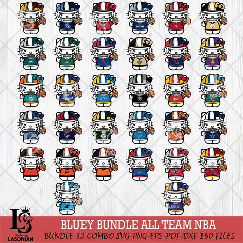 Hello Kitty sport 9 NFL Svg Eps Dxf Png File, Digital Download, Instant Download