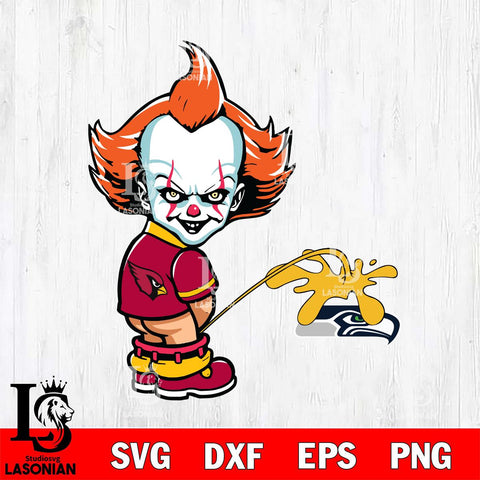 Arizona Cardinals IT Piss On Seattle Seahawks Svg Eps Dxf Png File, Digital Download, Instant Download