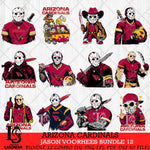 Arizona Cardinals Jason Voorhees Horror Bundle 12 SVG Svg Eps Dxf Png File,Bundle NFL svg, Digital Download, Instant Download