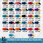 Like Father Like Son NFL Svg Eps Dxf Png File, Digital Download, Instant Download