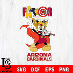 Arizona Cardinals Mickey Father Sport Svg Eps Dxf Png File, NFL File Cut,Digital Download,Instant Download,Disney Svg Files