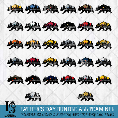 My Dad Walk With Me NFL Svg Eps Dxf Png File, Digital Download, Instant Download