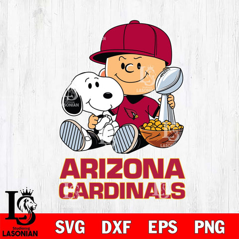 Arizona Cardinals Peanuts Snoopy Champion football SVG DXF EPS PNG FILE,Snoopy File Cut, Nfl Digital Download,Instant Download, Silhouette