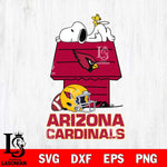 Arizona Cardinals Snoopy Chill Football SVG DXF EPS PNG FILE,Snoopy File Cut, Nfl Digital Download,Instant Download, Silhouette