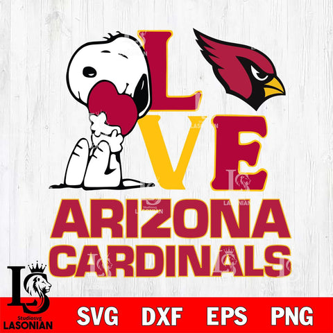 Arizona Cardinals Snoopy Sport 10 Svg Eps Dxf Png File, NFL svg, Digital Download, Instant Download