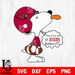 Arizona Cardinals Snoopy Sport 6 Svg Eps Dxf Png File, NFL svg, Digital Download, Instant Download
