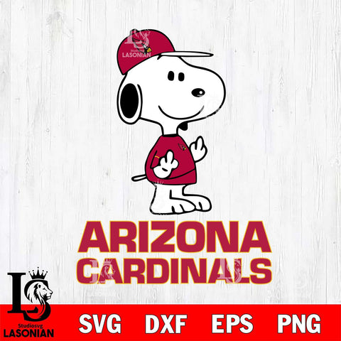 Arizona Cardinals Snoopy Sport 8 Svg Eps Dxf Png File, NFL svg, Digital Download, Instant Download