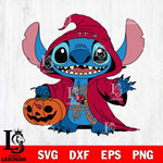 Arizona Cardinals Stitch Horror Svg Eps Dxf Png File, NFL svg, Digital Download, Instant Download