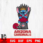 Arizona Cardinals Stitch King Football SVG DXF EPS PNG FILE, Stitch File Cut,NFL Digital Download,Instant Download, Silhouette