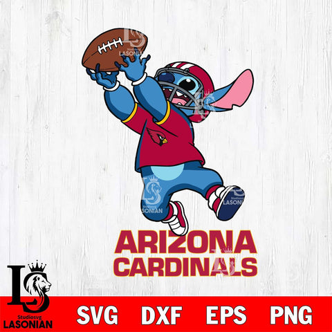 Arizona Cardinals Stitch Rugby Ball SVG DXF EPS PNG FILE, Stitch File Cut,NFL Digital Download,Instant Download, Silhouette