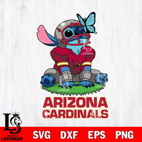 Arizona Cardinals Stitch Rugby Ball Sport SVG DXF EPS PNG FILE, Stitch File Cut,NFL Digital Download,Instant Download, Silhouette