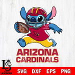 Arizona Cardinals Stitch Run Football SVG DXF EPS PNG FILE, Stitch File Cut,NFL Digital Download,Instant Download, Silhouette