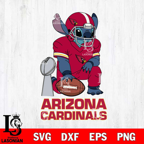 Arizona Cardinals Stitch Vince Lombardi Trophy SVG DXF EPS PNG FILE, NFL File Cut, Digital Download,Instant Download, Silhouette, Cricut