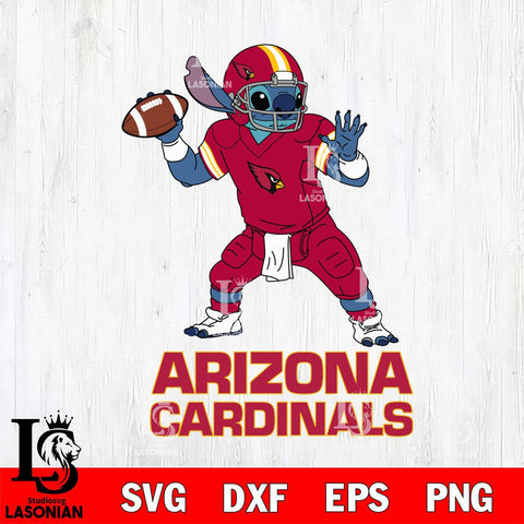 Arizona Cardinals Stitch throw the ball SVG DXF EPS PNG FILE, NFL File Cut, Digital Download,Instant Download, Silhouette, Cricut