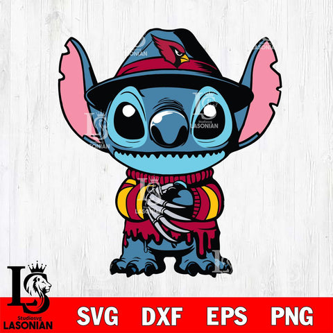 Arizona Cardinals Stitich Freddy Krueger Football Svg Eps Dxf Png File, NFL svg, Digital Download, Instant Download