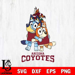 Arizona Coyotes Bluey & Bingo 12 Svg Eps Dxf Png File, NHL svg, Digital Download, Instant Download