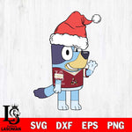 Arizona Coyotes Bluey Christmas Svg Eps Dxf Png File, Digital Download, Instant Download