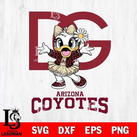 Arizona Coyotes Dolce And Gabbana Daisy Duck Disney Svg Eps Dxf Png File, Digital Download, Instant Download