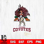 Arizona Coyotes Fan Girl Svg Eps Dxf Png File, Digital Download, Instant Download