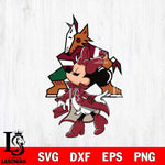 Arizona Coyotes Glamorous Minnie Svg Eps Dxf Png File, Digital Download, Instant Download