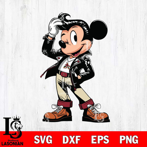 Arizona Coyotes Handsome Mickey Mouse Svg Eps Dxf Png File, Digital Download, Instant Download