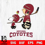 Arizona Coyotes Peanuts Hockey Svg Eps Dxf Png File, Digital Download , Instant Download, Svg Files