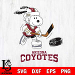 Arizona Coyotes Snoopy Hockey Svg Eps Dxf Png File, Digital Download , Instant Download, Svg Files