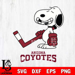 Arizona Coyotes Snoopy Hockey Sport Svg Eps Dxf Png File, Digital Download , Instant Download, Svg Files