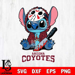 Arizona Coyotes Stitch Jason Voorhees Svg Eps Dxf Png File, NHL svg, Digital Download, Instant Download