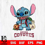 Arizona Coyotes Stitch Zombie Svg Eps Dxf Png File, NHL svg, Digital Download, Instant Download