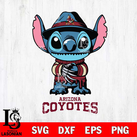 Arizona Coyotes Stitich Freddy Krueger Svg Eps Dxf Png File, NHL svg, Digital Download, Instant Download