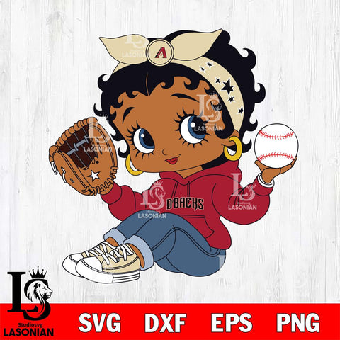 Arizona Diamondbacks Betty Boop MLB Svg Eps Dxf Png File,MLB svg, Digital Download, Instant Download