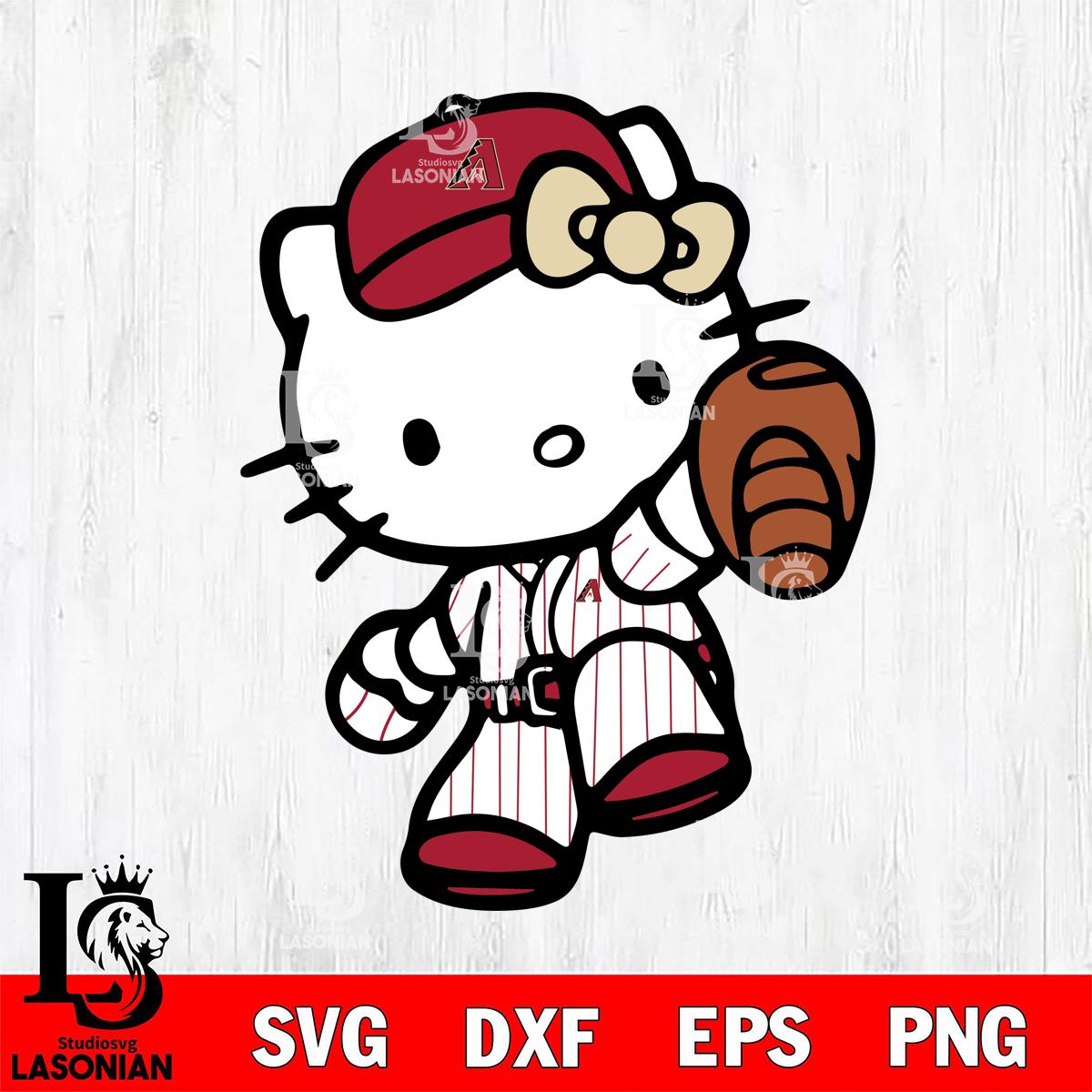Arizona Diamondbacks Hello Kitty 3 – lasoniansvg