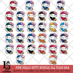 Hello Kitty Baseball Fly MLB Svg Eps Dxf Png File,MLB File Cut,Digital Download,Instant Download,Svg Files