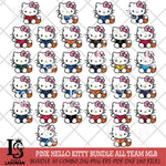 Hello Kitty Pink Bow Baby MLB Svg Eps Dxf Png File,MLB File Cut,Digital Download,Instant Download,Svg Files