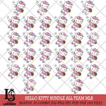 Hello Kitty throw baseball MLB SVG DXF EPS PNG FILE, MLB File Cut,Hello Kitty Digital Download,Instant Download, Silhouette